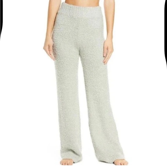 SKIMS Other - SKIMS Womens Cozy Knit Lounge Pants Teddy Fleece Pajama Bottoms Pastel Green